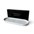 Elegant Ceramic Kitchen Sink Caddy & Bathroom Countertop Tray - Versatile Ceramic Vanity Tray for Home Organization & Decor, Durable & Microwave Safe, 11.8" x 4.1" x 0.8" - size: 11.8" x 4.1" x 0.8"