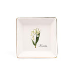Personalized Birthday Flower Jewelry Tray - Custom Ring Holder Dish with Name for Women Mom Engraved Birth Month Flower Jewelry Tray Gifts for Wife Her Christmas Birthday Anniversary - color: Style 2