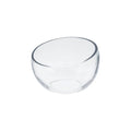 WGVI Slant Cut Bowl Glass Vase, Width 6.7", Height 5", Clear Terrarium, Candy Dish, Fruit Jar, Floral Container for Wedding Party Event, Home Office Decor, 1 Piece - size: Slant Bowl 5"H