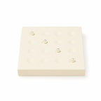 Oirlv Microfiber Diamonds Gemstones Jewelry Display Organize Tray Crystal Beads Holder for Stones Display Organizer Showcase(Beige) - color: Beads Charms P13410