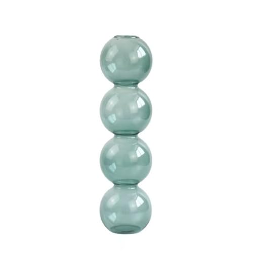 Creative Table Decoration Modern Glass Vase, Simple Hydroponic Flower Pot Living Room Glass Vase(Transparent)