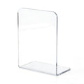 Clear Acrylic Minimalist Bookend, Non-Slip Duty Desktop Organizer for Home Office