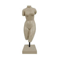 Female Torso Statue, Sandstone Lady Body Sculpture, Resin Bust Statue, Home Decor for Livingroom Bedroom Entryway Entrance Coffee Table Office Bookshelf Housewarming, Birthday Gifts, Art Lovers