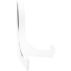 Plymor Clear Acrylic 60-Degree Angle Easel With Shallow Support Ledges, 15" H x 10.75" W x 9" D - size: 15" x 10.75" x 9"