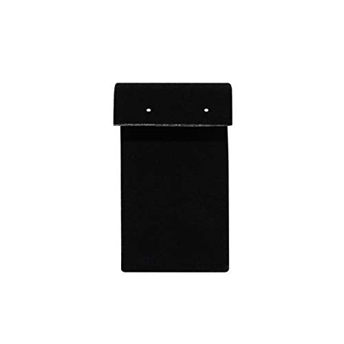 MOOCA 6 Black Velvet Earring Stand Showcase Displays Earring Jewelry Display Stands, 3 1/4 in H, Black Velvet - color: Black Velvet, Regular