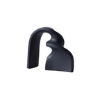 Statue Decorations Light Luxury Geometric Decorations, Ceramic Eunuch Home Furnishings, Hotel Clubhouse Desktop Decorations Home Decor Object(Black)