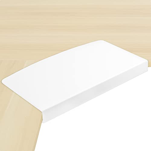 VIVO 17 inch Corner Desk Connector Sleeve for Keyboard Tray Mount on L-Shaped Workstation, Home Office, White, DESK-AC07SW - color: White