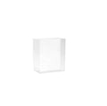 Clear Solid Acrylic Block ，Diamond Polished Acrylic Cube Display Stand ，Jewelry Ring Display Organizer (2" x 2" x 2") - size: 2" x 2" x 2"