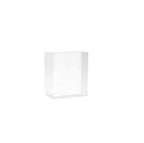 Clear Solid Acrylic Block ，Diamond Polished Acrylic Cube Display Stand ，Jewelry Ring Display Organizer (2" x 2" x 2") - size: 2" x 2" x 2"