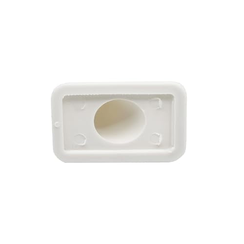 MOOCA 10 Pcs Set Finger Ring Display, Stackable Ring Holder Display Made by Rubber, Jewelry Storage Jewelry Stands for Shows, White Color, 1 3/8 W x 2 1/4 D x 2 1/8 H in - color: 10 pieces, White Rubber