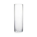 WGV Cylinder Vase, Diameter 5", Height 16", Clear Glass Floral Planter Container, Tall Centerpiece Arrangement for Wedding Party Event Home Office Decor, 1 Piece - size: 5"x16"H CL