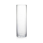 WGV Cylinder Vase, Diameter 5", Height 16", Clear Glass Floral Planter Container, Tall Centerpiece Arrangement for Wedding Party Event Home Office Decor, 1 Piece - size: 5"x16"H CL