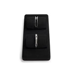 Oirlv Premium Black Microfiber Jewelry Display Tray Jewelry Display Set for Selling Small Jewelry Tray with 2 Pillow Bracelet Display Holder(TT07008) - size: 2 bracelet/bangle tray