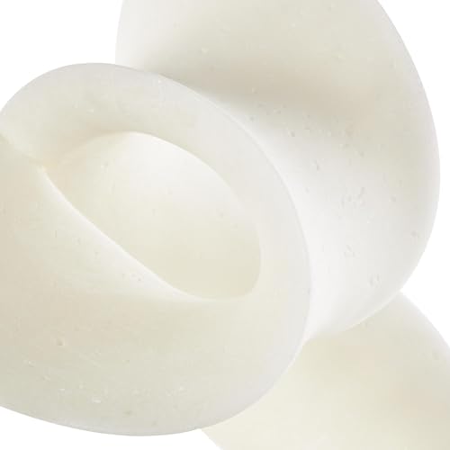 Deco 79 Polystone Abstract Decorative Sculpture Twisted Wave Home Decor Statue with Elevated Base, Accent Figurine 17" x 11" x 19", White - size: 17" x 11" x 19"