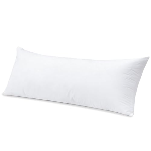 Artscope 14x36 Pillow Insert, Synthetic Down Lumbar Pillow Insert for Bed, Ultra Soft Decorative Long Throw Pillow Inserts for Living Room Couch Bed Sofa-White - size: 14x36 Inch (Pack of 1)