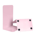 Metal Book Ends Bookend for Shelves Book Holder - color: Pink