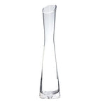 25cm Height Glass Flower Vase Clear Decorative Bud Vase Single Stem Vases for Home Wedding Christmas Decor - size: 25cm/9.84inch