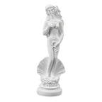 Birth of Venus Sculpture, 7.6 Inches Resin White Greek Roman Goddess Aphrodite Art Figurine Sculpture for Home/Office Decor,Valentine's Day Gift (Birth of Venus Sculpture) - style: Birth of Venus Sculpture