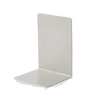 Book Ends 4pcs Book Holder L-Shaped Desk Display Simple Support Rack Magazine for Home Office(Gray) - color: Gray