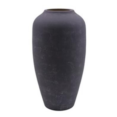 Hosley 11 in High Enamel Finish Metal Vase, Ideal for Dried Flowers Gift for Floral Arrangements Wedding Home Spa Votive Candle Gardens - color: Enamel Finish