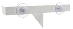 CleanPerch™ Bird Food Waste Catcher Tray with Suction Cups. Half Stadium Shape That attaches to Windows. Reduces Scatter, Easy-Clean, and Low-Profile (White, 9" x 11.5" x 3.7) - color: White, size: 9" x 11.5" x 3.7"