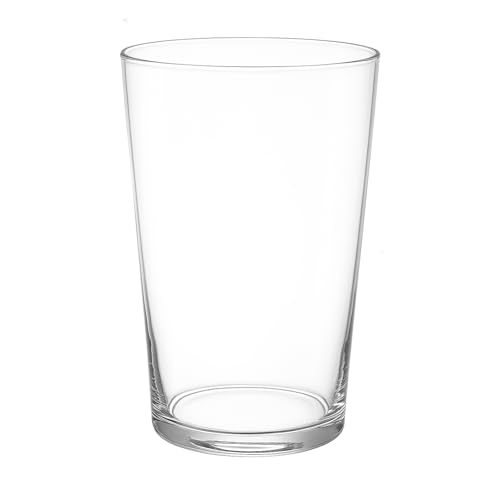 CYS EXCEL 8" Clear Glass Cylinder Vase Taper Down Flower Vase with 4.5" Opening Elegant Centerpiece for Weddings, Events, and Home Décor - size: 8"H x 4.5"O x 3.2"B