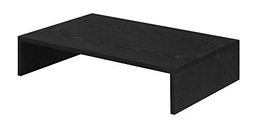 Convenience Concepts 121041CH Designs2Go Small TV/Monitor Riser for TVs up to 26" Small TV/Monitor Riser Small, Black