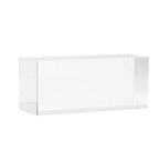 Clear Solid Acrylic Block ，Diamond Polished Acrylic Cube Display Stand ，Jewelry Ring Display Organizer (2" x 2" x 4") - size: 2" x 2" x 4"