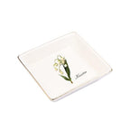 Personalized Birthday Flower Jewelry Tray - Custom Ring Holder Dish with Name for Women Mom Engraved Birth Month Flower Jewelry Tray Gifts for Wife Her Christmas Birthday Anniversary - color: Style 2