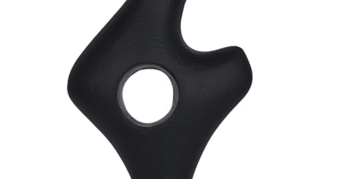 Cruiser’s Caché Modern Abstract Sculpture, Artisan-Made Cast Aluminum with Black Anthracite Finish, Natural Marble Base, 11.75" - color: Modern Abstract 11.75"