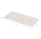Bloomingville Marble Serving Tray, White - color: Mottled White