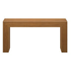 Plank+Beam Grand Console Table, 66 Inch Modern Solid Wood Sofa Table, Narrow Entryway Table for Hallway, Behind The Couch, Living Room, Foyer, Pecan Wirebrush - color: Pecan Wirebrush, size: 66 Inch