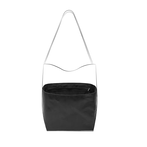 DGAZ Lightweight Purse Organizer Insert for The Row Ns Parker Tote S/M/L, Silk DupontPaper Inner Bag for Luxury Bag (Medium, Black) - color: Black, size: Medium