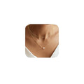 Mothers Day Gifts - 14K Gold Plated Pearl Necklaces for Women Trendy Dainty Necklace Simple Layered Gold Pearl Necklace for Women Mothers Day Wedding Birthday Gifts - color: 4-Layered Pearl