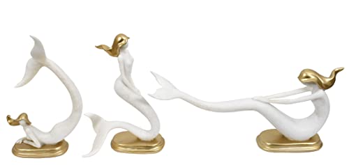Sirens of The Sea Mermaid Statues Set of 3