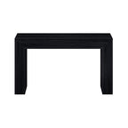 Plank+Beam Grand Console Table, 56 Inch Solid Wood Modern Sofa Table, Narrow Entryway Table for Hallway, Behind The Couch, Living Room, Foyer, Black Wirebrush - color: Black Wirebrush, size: 56 Inch