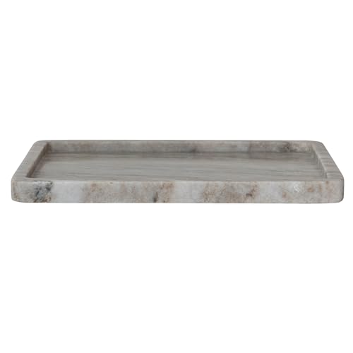 Bloomingville Rectangular Marble Tray, Beige