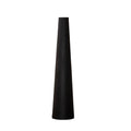 8.5" Black Frosted Ceramic Bud Vase - Conic Single Stem Flower Vase for Home Table Office Desk Decor Slender Minimalist Centerpiece
