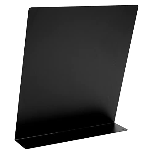 Juvale Magnet Board - Black, 12.6 x 11 x 2.6 in - Standing Magnetic Board for Desk & Wall - Magnetic Display for Memos, Photos & Documents
