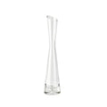 Clear Glass Thin Narrow Necked Bud Vase Slim Single Stem Flower Vase Floral Vase Centerpiece for Wedding Party Home Table Decor - size: 20cm/7.9inch