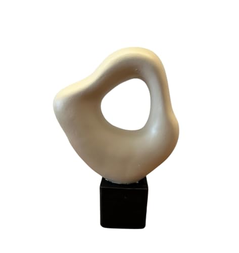 Modern Home Decor, Decorative Abstract Sculpture, Hand Painted Statue Decor, Modern Sculpture for Office Decor, Minimalist Statue, Modern Stoneware Statue (Object-2) - color: Object-2