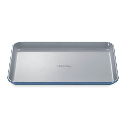 Caraway Non-Stick Ceramic Baking Sheet - Naturally Slick Ceramic Coating - Non-Toxic, PTFE & PFOA Free - Perfect for Baking, Roasting, and More - Medium (15" x 10") - Slate - color: Slate, size: Medium 10" x 15"