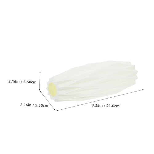 Wakauto Modern Nordic Style White Vase Creative Simplicity Flower Container Decorative Minimalist Home Desktop Ornament for Bouquets and Greenery