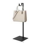 Polmart Countertop Adjustable Display Stand Stand for Purses/Handbags, Wreaths, Wigs, Hats and Crafts (Single-Arm, Black) - color: Black
