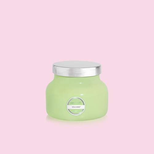 Capri Blue Volcano Scented Candles - Luxury Candles for Home Scented with Tropical Fruit & Sugared Citrus - Long Lasting Soy Wax Blend - Petite Glass Jar (Iced Matcha Green, 8 oz) - color: Iced Matcha Green, size: 8 oz