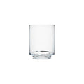 WGVI Clear Glass Pedestal Hurricane Candle Holder, 7" W, 9" H, Footed Decorative Vase for Pillar Candles, Elevated Cylinder Candleholder on a Riser Round Base, Centerpieces, Home Décor, 1 Piece - size: 9"H