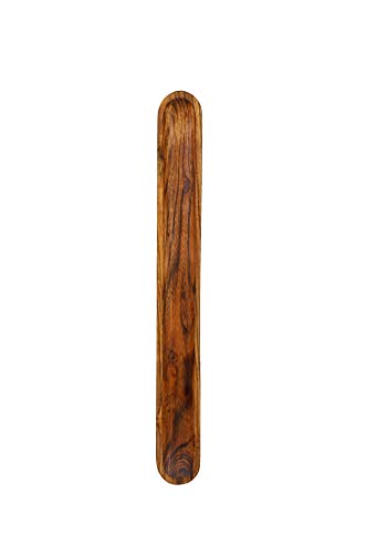 Kaizen Casa Hand-Carved Acacia Wood Long Olive Tray Canoe Style Perfect for Dinner Rolls, or as a Table Centerpiece