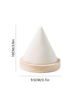Single Bracelet Holder,Jewelry Displays for Selling Photograph,Bamboo Base Bangle Stand (Beige) - color: Beige