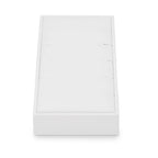 5 Slot PU Leather Bracelets Jewelry Stand Drawer Jewelry Organizer Tray Pendant Necklace Display Holder (White) - size: 0.98" x 6.3" x 3.15"