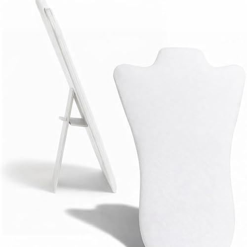 RJ Displays Jewelry Display for Vendors, Velvet Necklace Display Stand Holder, Jewelry Stand Necklace Holder for Vendors. Jewelry Display Stand 14” H. (White) - color: White